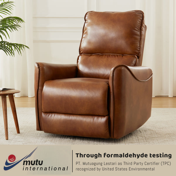 Modern Style Power Recliner Chair with Rocker and Swivel Function - Model 8445