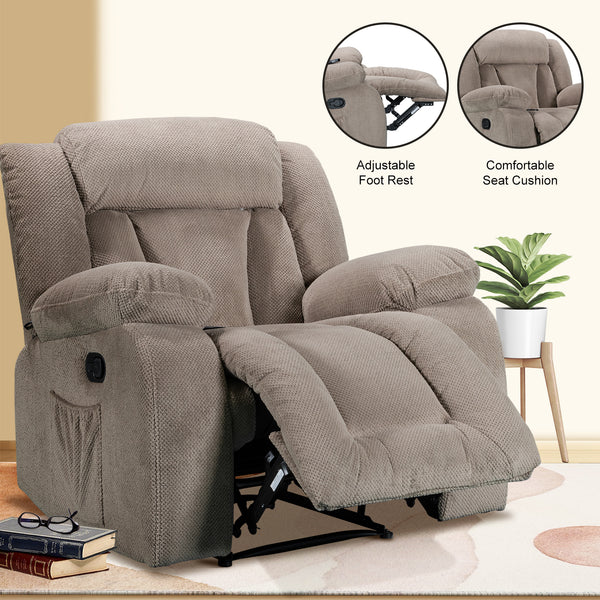 Recliner Chair with Massage and Heating Function - Model 8104