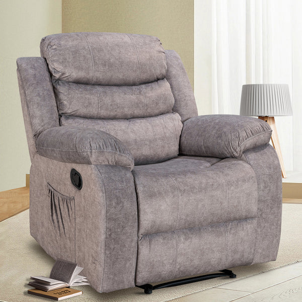Comfortable and Durable Recliner Chair with Massage and Heating - Model 8005