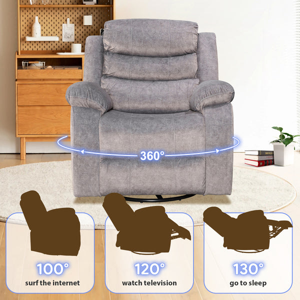 Rocker And Swivel + Model 8005-RS Recliner Chairs