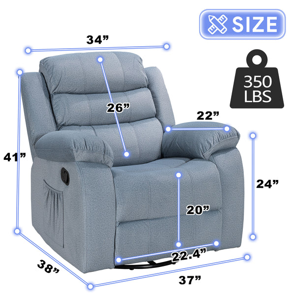 Rocker And Swivel + Model 8005-RS Recliner Chairs