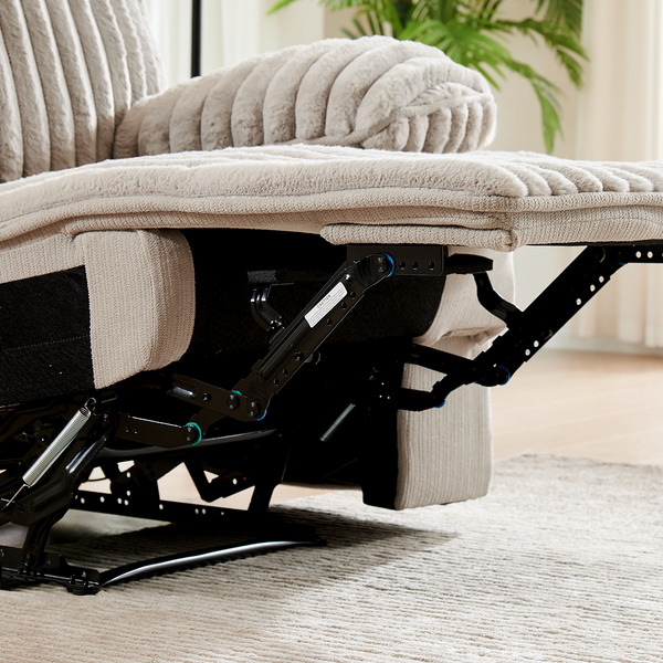 Solo Bliss Lounge Chair with Bluetooth Wireless and USB, Cozy Living Room Lounge Chair (Crodury Fabric)