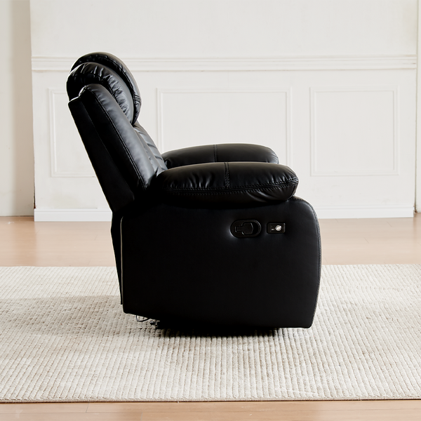 The leather recliner has been upgraded 3 times and is equipped with mood lighting. It is the perfect choice for living room recliners.