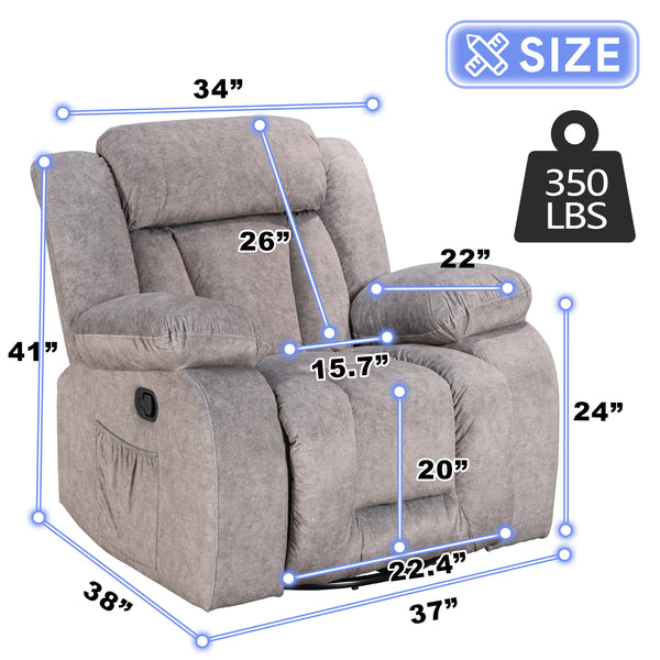 Rocker And Swivel + Model 8104RS recliner chairs