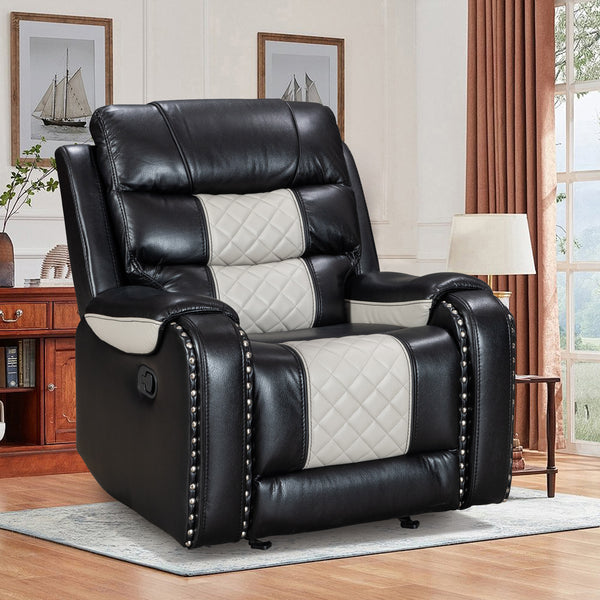 Luxury Leather Rocking Recliner - Model 8317